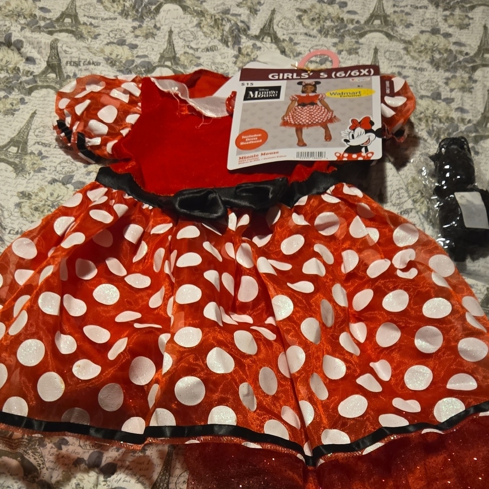 Disney Red and White Minnie Mouse Dress